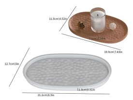 Molde silicona bandeja ovalada texturada